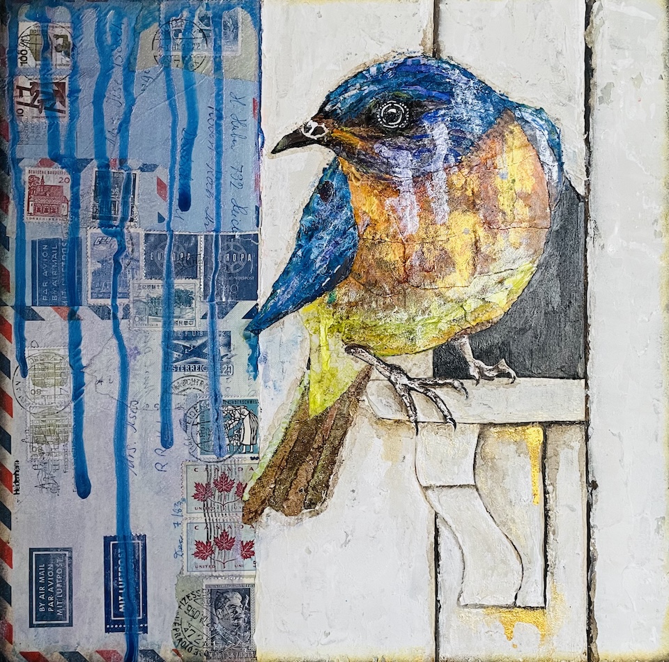 Bird artwork by Melissa Stickl